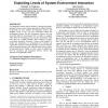 Dynamical blueprints: exploiting levels of system-environment interaction