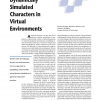Dynamically Simulated Characters in Virtual Environments