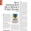 Early Communication: Key to Software Project Success