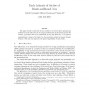 Early Estimates of the Size of Branch-and-Bound Trees