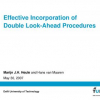 Effective Incorporation of Double Look-Ahead Procedures