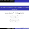 Effective Randomness for Computable Probability Measures