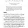 Effects of Dissuading Unnecessary Help Requests While Providing Proactive Help