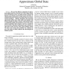 Efficient and decentralized computation of approximate global state