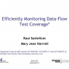 Efficiently monitoring data-flow test coverage