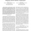 Electro-chemical multi-channel integrated neural interface technologies