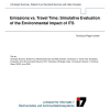 Emissions vs. Travel Time: Simulative Evaluation of the Environmental Impact of ITS