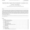 Empirical studies of agile software development: A systematic review