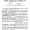 Empirical Study of a National-Scale Distributed Intrusion Detection System: Backbone-Level Filtering of HTML Responses in China