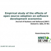 Empirical study of the effects of open source adoption on software development economics