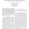 Emulation and Approximation of a Flexible Delay Line by Parallel Non-Overtaking Delay Lines