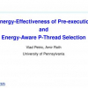 Energy-Effectiveness of Pre-Execution and Energy-Aware P-Thread Selection