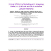 Energy Efficiency Modelling and Analyzing Based on Multi-cell and Multi-antenna Cellular Networks