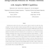 Energy-efficient protocols for wireless networks with adaptive MIMO capabilities