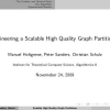 Engineering a scalable high quality graph partitioner