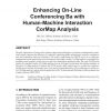 Enhancing On-Line Conferencing Ba with Human-Machine Interaction CorMap Analysis