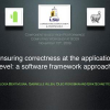 Ensuring Correctness at the Application Level: a Software Framework Approach