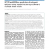 EPSVR and EPMeta: prediction of antigenic epitopes using support vector regression and multiple server results