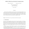 ERCW PRAMs and Optical Communication