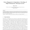 Error Diagnosis in Equivalence Checking of High Performance Microprocessors