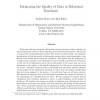 Estimating the Quality of Data in Relational Databases