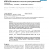 Estimation of the number of extreme pathways for metabolic networks