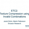 ETC2: texture compression using invalid combinations