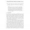 Evaluating Student Work in Modelling Courses