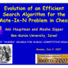 Evolution of an Efficient Search Algorithm for the Mate-In-N Problem in Chess