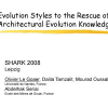 Evolution styles to the rescue of architectural evolution knowledge