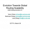 Evolution Towards Global Routing Scalability