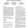 Evolution using genetic programming of a low-distortion, 96 decibel operational amplifier