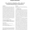 Evolutionary spectral clustering by incorporating temporal smoothness