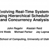 Evolving real-time systems using hierarchical scheduling and concurrency analysis
