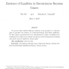 Existence of equilibria in discontinuous Bayesian games