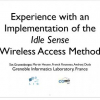 Experience with an implementation of the Idle Sense wireless access method