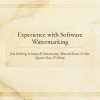 Experience with Software Watermarking