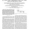 Experimental on Hierarchical Transmission Scheme for Visible Light Communication using LED Traffic Light and High-Speed Camera