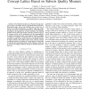 Experimental study on reduction of one-sided concept lattice based on subsets quality measure