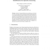 Experiments in Passage Selection and Answer Identification for Question Answering