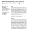 Explaining information systems change: a punctuated socio-technical change model