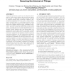Exploiting the Physical Environment for Securing the Internet of Things