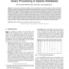 Exploring Correlated Subspaces for Efficient Query Processing in Sparse Databases