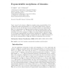 Exponentiable morphisms of domains