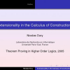 Extensionality in the Calculus of Constructions