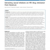 Extracting causal relations on HIV drug resistance from literature