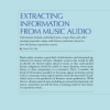 Extracting information from music audio