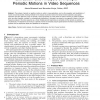 Extraction and Analysis of Multiple Periodic Motions in Video Sequences