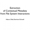 Extraction of Contextual Metadata from File System Interactions