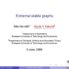 Extremal Stable Graphs